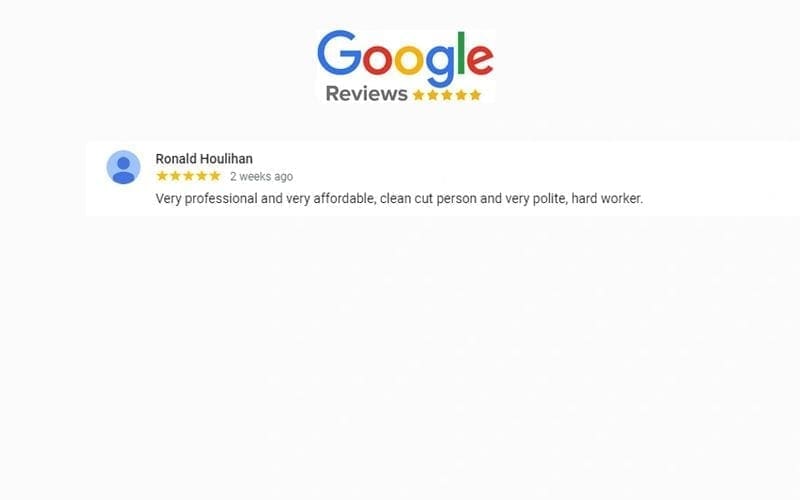 A Google reviews page displaying a multitude of reviews for the best junk removal services.